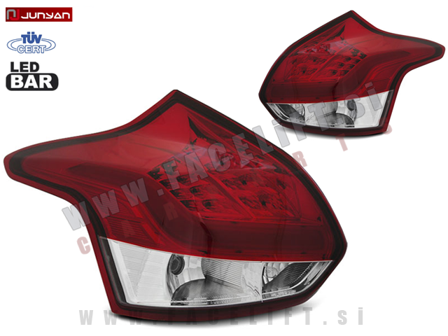 Ford Focus 3 Hatchback 10-14 zadnje LED luči Ford Focus 3 Hatchback 10-14 zadnje LED luči