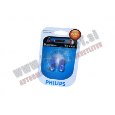 Halogenske žarnice Philips BlueVision T10 W5W 5W 12V Halogenske žarnice Philips BlueVision T10 W5W 5W 12V