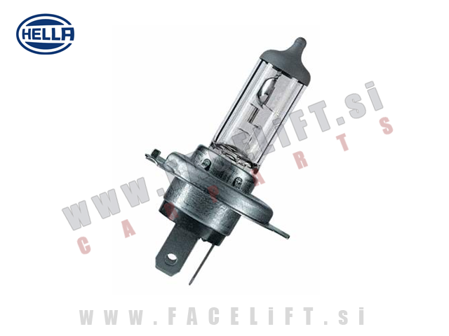 Halogenska žarnica Hella H4 60/55W 12V Halogenska žarnica Hella H4 60/55W 12V