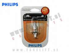 Halogenska žarnica Philips Premium +30% H1 55W 12V Halogenska žarnica Philips Premium +30% H1 55W 12V