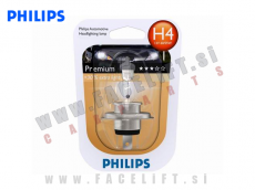 Halogenska žarnica Philips Premium +30% H4 60/55W 12V Halogenska žarnica Philips Premium +30% H4 60/55W 12V