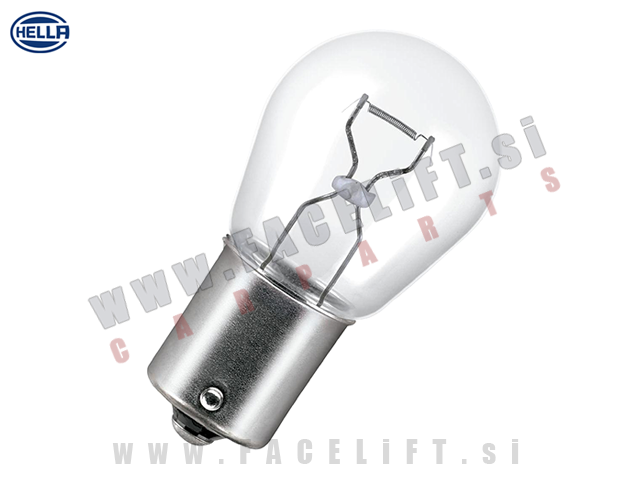 Halogenska žarnica Hella P21W (BA15s / 1156) 21W 12V Halogenska žarnica Hella P21W (BA15s / 1156) 21W 12V