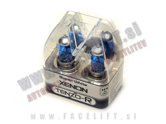 Halogenske žarnice Xenon White H4 55W 12V Halogenske žarnice Xenon White H4 55W 12V