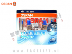 Halogenske žarnice Osram Cool Blue Hyper 5000K H1 55W 12V Halogenske žarnice Osram Cool Blue Hyper 5000K H1 55W 12V