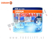 Halogenske žarnice Osram Cool Blue Hyper 5000K H3 55W 12V Halogenske žarnice Osram Cool Blue Hyper 5000K H3 55W 12V