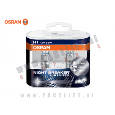 Halogenske žarnice Osram Night Breaker Unlimited H1 55W 12V Halogenske žarnice Osram Night Breaker Unlimited H1 55W 12V