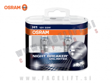 Halogenske žarnice Osram Night Breaker Unlimited H1 55W 12V Halogenske žarnice Osram Night Breaker Unlimited H1 55W 12V