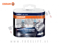 Halogenske žarnice Osram Night Breaker Unlimited HB4 (9006) 51W 12V Halogenske žarnice Osram Night Breaker Unlimited HB4 (9006) 51W 12V