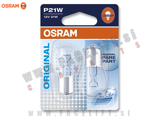 Halogenske žarnice Osram P21W (BA15s / 1156) 21W 12V Halogenske žarnice Osram P21W (BA15s / 1156) 21W 12V