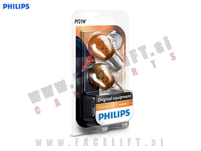 Halogenske žarnice Philips Vision PY21W (BAU15s) 21W 12V Halogenske žarnice Philips Vision PY21W (BAU15s) 21W 12V