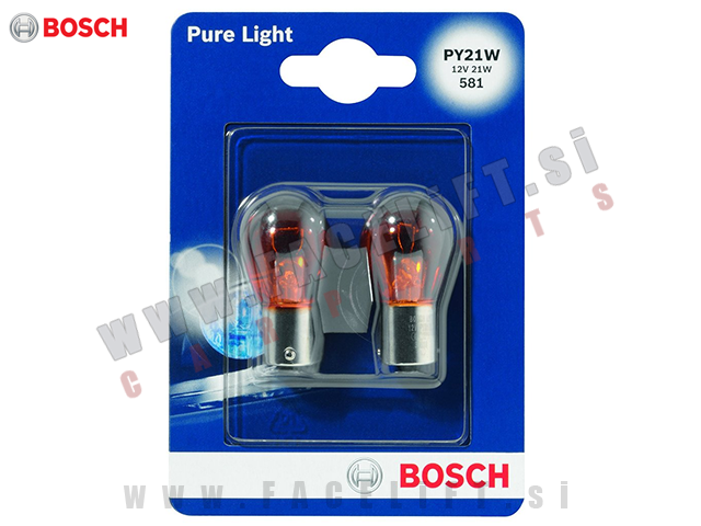 Halogenske žarnice Bosch PY21W (BAU15s) 21W 12V Halogenske žarnice Bosch PY21W (BAU15s) 21W 12V