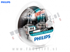 Halogenske žarnice Philips X-treme Vision +130% H4 60/55W 12V