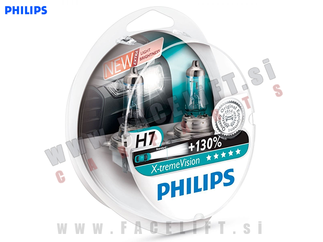 Halogenske žarnice Philips X-treme Vision +130% H7 55W 12V Halogenske žarnice Philips X-treme Vision +130% H7 55W 12V
