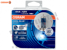 Halogenske žarnice Osram Cool Blue Boost 5000K +50% H4 100/90W 12V Halogenske žarnice Osram Cool Blue Boost 5000K +50% H4 100/90W 12V