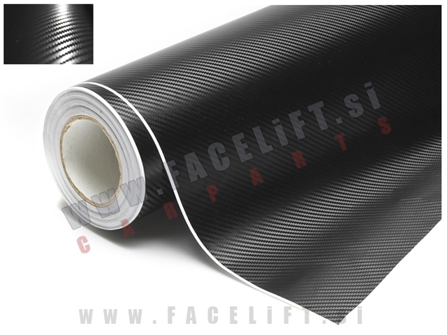 Samolepljiva folija karbon (3D) črna 152cm x 200cm