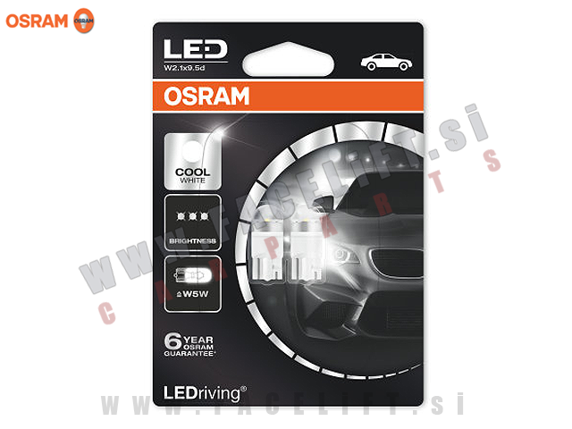 LED žarnice Osram LEDriving 6000K T10 W5W 12V LED žarnice Osram LEDriving 6000K T10 W5W 12V