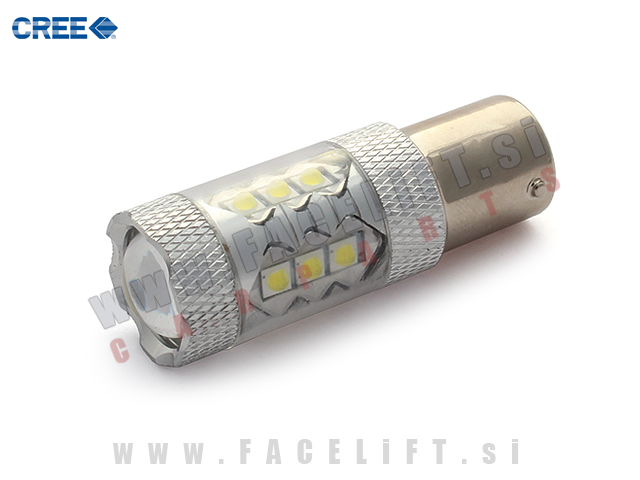 LED žarnica P21W BA15s 1156 80W CANBUS 12V LED žarnica P21W BA15s 1156 80W CANBUS 12V