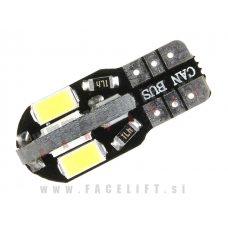 LED žarnica T10 W5W 8x SMD (5730) CANBUS 12V LED žarnica T10 W5W 8x SMD (5730) CANBUS 12V