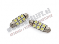 LED žarnica C5W 6x SMD (5050) 12V LED žarnica C5W 6x SMD (5050) 12V