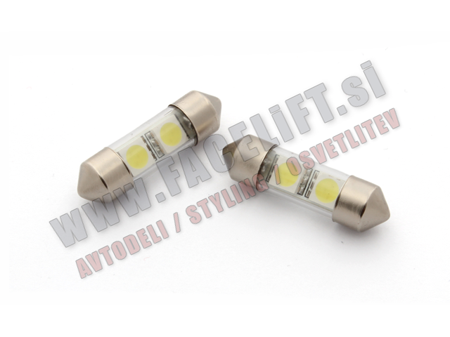 LED žarnica C5W 2x SMD (5050) 31mm 12V LED žarnica C5W 2x SMD (5050) 31mm 12V