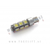 LED žarnica T10 W5W 13x SMD (5050) CANBUS hladilno telo