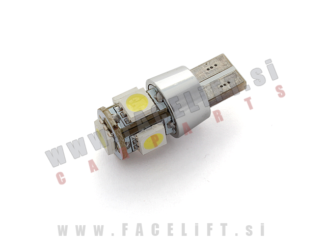 LED žarnica T10 W5W 5x SMD (5050) CANBUS 12V LED žarnica T10 W5W 5x SMD (5050) CANBUS 12V