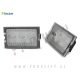 Land Rover Freelander / FA (06-15) / LED osvetlitev registrske tablice z ohišjem Land Rover Freelander / FA (06-15) / LED osvetlitev registrske tablice z ohišjem