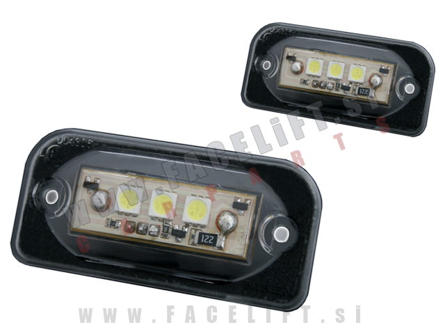 Mercedes CLK / 209 (02-10) / LED osvetlitev registrske tablice z ohišjem