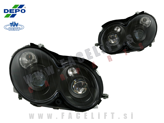 Mercedes CLK / W209 (02-09) / žarometi z lečo