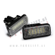 Mercedes CLS / C219 (04-10) / LED osvetlitev registrske tablice z ohišjem Mercedes CLS / C219 (04-10) / LED osvetlitev registrske tablice z ohišjem