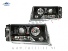 Mercedes C / 190E W201 (82-93) / sprednji žarometi z lečo in smerokazi Mercedes C / 190E W201 (82-93) / sprednji žarometi z lečo in smerokazi