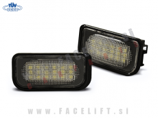 Mercedes C Limuzina W203 00-07 LED osvetlitev registrske tablice z ohišjem Mercedes C Limuzina W203 00-07 LED osvetlitev registrske tablice z ohišjem