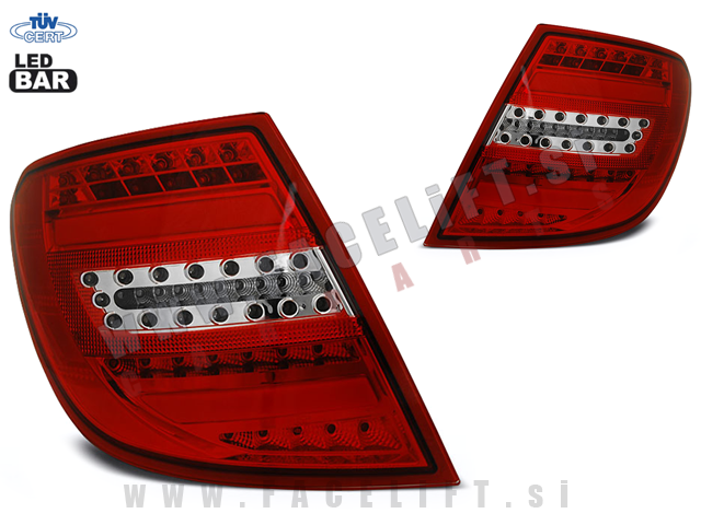 Mercedes C / W204 Karavan (07-10) / zadnje LED luči Mercedes C / W204 Karavan (07-10) / zadnje LED luči