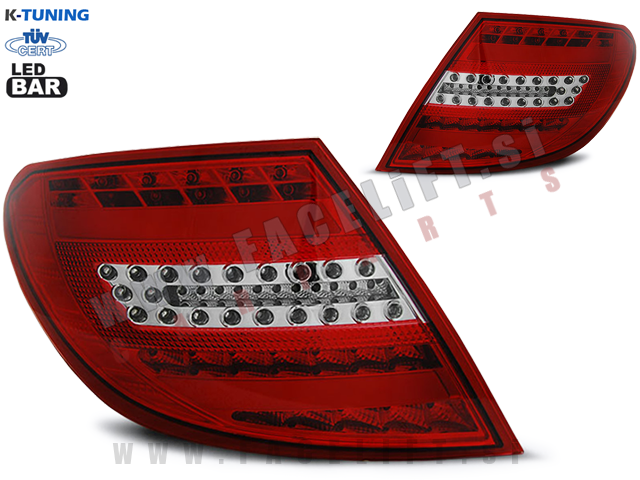 Mercedes C / W204 Limuzina (07-11) / zadnje LED luči Mercedes C / W204 Limuzina (07-11) / zadnje LED luči
