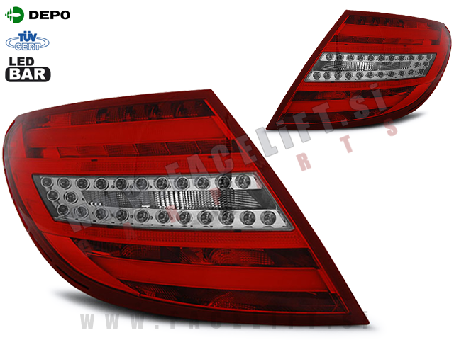 Mercedes C / W204 Limuzina (07-11) / zadnje LED luči Mercedes C / W204 Limuzina (07-11) / zadnje LED luči