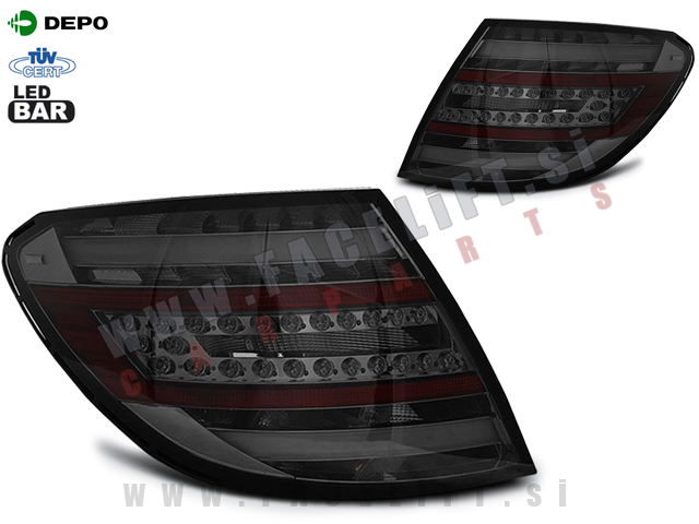 Mercedes C / W204 Limuzina (07-11) / zadnje LED luči Mercedes C / W204 Limuzina (07-11) / zadnje LED luči