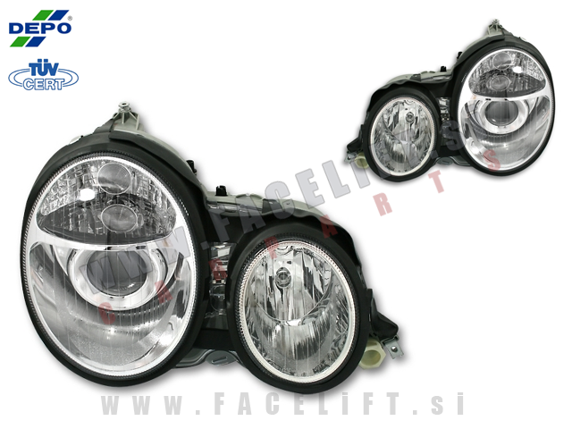 Mercedes E / W210 (95-99) / žarometi z lečo