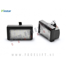 Mercedes ML W164 05-11 LED osvetlitev registrske tablice z ohišjem