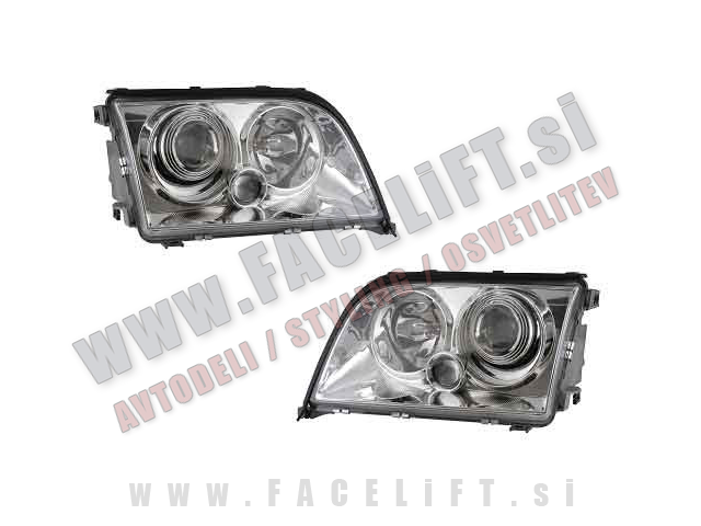 Mercedes S / W140 (91-98) / sprednji žarometi z lečo Mercedes S / W140 (91-98) / sprednji žarometi z lečo
