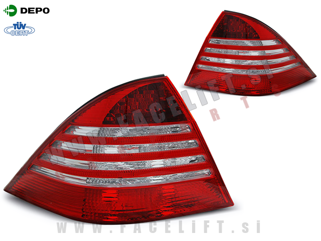 Mercedes S W220 98-05 zadnje LED luči Mercedes S W220 98-05 zadnje LED luči