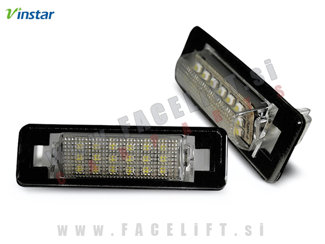 Mercedes / LED osvetlitev registrske tablice z ohišjem Mercedes / LED osvetlitev registrske tablice z ohišjem