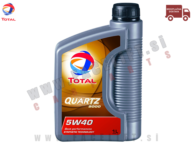 Motorno olje Total Quartz 9000 5W40 1L