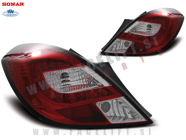 Opel Corsa D / S07 (06-14) / zadnje LED luči Opel Corsa D / S07 (06-14) / zadnje LED luči