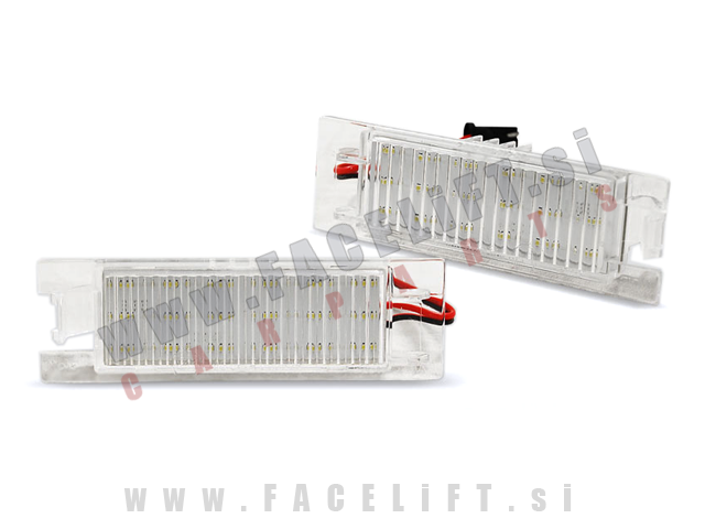 Opel Tigra Twintop / X04 (04-09) / LED osvetlitev registrske tablice z ohišjem Opel Tigra Twintop / X04 (04-09) / LED osvetlitev registrske tablice z ohišjem