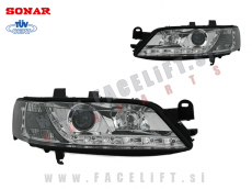 Opel Vectra B / (95-98) / žarometi z LED Devil Eyes in lečo Opel Vectra B / (95-98) / žarometi z LED Devil Eyes in lečo