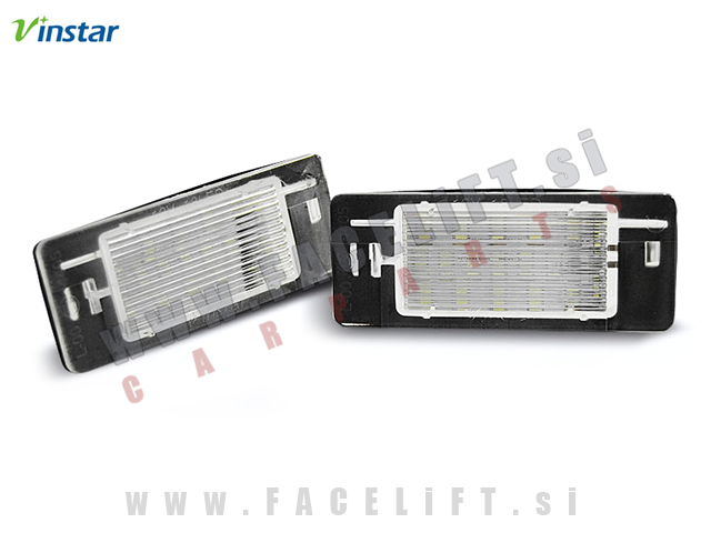 Opel Vectra C Karavan 02-08 LED osvetlitev registrske tablice z ohišjem Opel Vectra C Karavan 02-08 LED osvetlitev registrske tablice z ohišjem