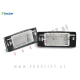 Opel Vectra C Karavan 02-08 LED osvetlitev registrske tablice z ohišjem Opel Vectra C Karavan 02-08 LED osvetlitev registrske tablice z ohišjem