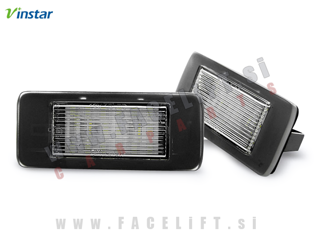 Opel Zafira Tourer 11-19 LED osvetlitev registrske tablice z ohišjem Opel Zafira Tourer 11-19 LED osvetlitev registrske tablice z ohišjem