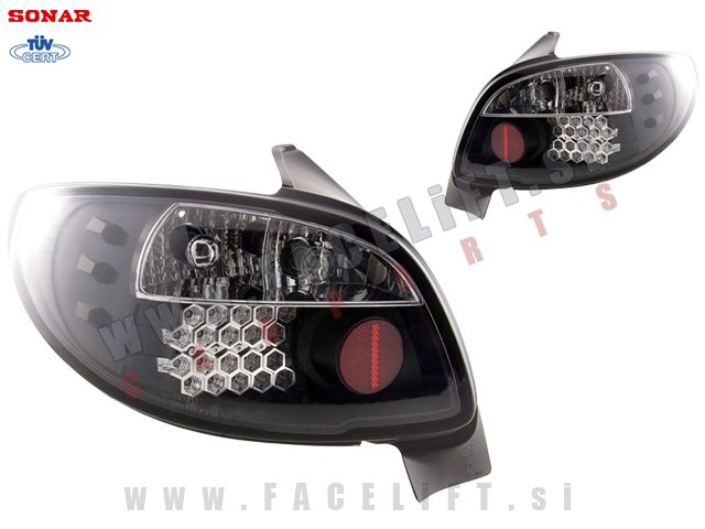 Peugeot 206 / (98-06) / zadnje LED luči Peugeot 206 / (98-06) / zadnje LED luči