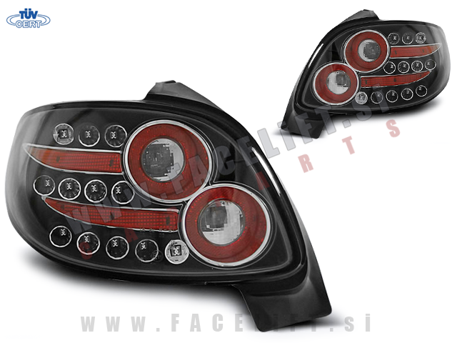 Peugeot 206 / (98-09) / zadnje LED luči Peugeot 206 / (98-09) / zadnje LED luči